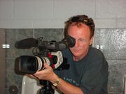 Bryon Hunter sets up a shot