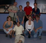 Cast and crew at wrap party