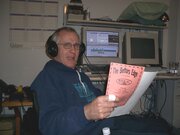 David Scarcella recording dialog for "Lucky - or Not?"